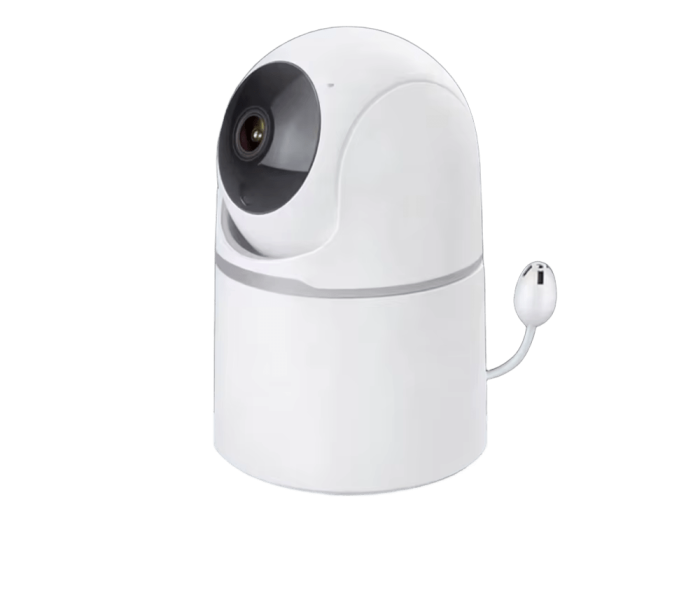 DanGear WiFi 4 MP indendørs PTZ‑overvågningskamera med temperatur‑ og luftfugtighedsmåler